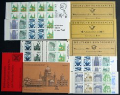 ZUSAMMENDRUCKE Aus MH 8-34 **, 1963-96, 10 Verschiedene Markenheftchen Ohne Zählbalken, Pracht, Mi. 167.- - Used Stamps