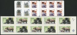ZUSAMMENDRUCKE MH 43/4 **, 2001, 2 Markenheftchen Sehenswürdigkeiten Und Bedrohte Tiere, Pracht, Mi. 61.- - Used Stamps