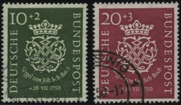 BUNDESREPUBLIK 121/2 O, 1950, Bach, Pracht, Mi. 100.- - Gebraucht