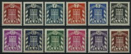 SAARLAND D D 33-44 **, 1949, Wappen, Prachtsatz, Mi. 150.- - Other & Unclassified