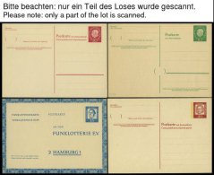 GANZSACHEN Aus P 1d-113 BRIEF, 1949-74, 58 Verschiedene Ungebrauchte Ganzsachenkarten, Fast Nur Prachterhaltung - Sammlungen