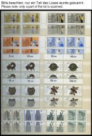 LOTS A. 435-875 VB **, 1972-90, 39 Verschiedene Komplette Sätze In Viererblocks, Pracht, Mi. 970.- - Used Stamps