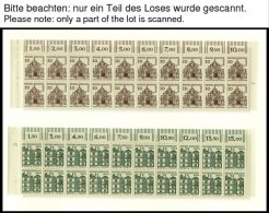 ENGROS 242-49 Paar **, 1964/5, Bauten, 10 Waagerechte Paare Im Bogenteil Vom Oberrand!, Pracht, Mi. 650.- - Collections