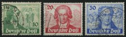 BERLIN 61-63 O, 1949, Goethe, üblich Gezähnter Prachtsatz, Mi. 180.- - Used Stamps