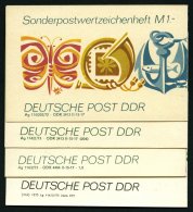 ZUSAMMENDRUCKE SMHD 3a,b,d,e **, 1972, 4 Verschiedene Markenheftchen Freizeit, Pracht, Mi. 65.- - Se-Tenant