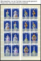 DDR 2464-71 O, 1979, Meissener Porzellan, Alle 32 Zusammendrucke Komplett (W Zd 423-38 Und S Zd 183-98), Pracht - Used Stamps