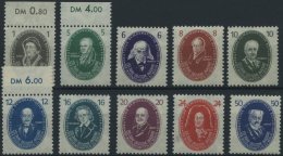 DDR 261-70 **, 1950, 250-Jahr-Feier, Prachtsatz, Mi. 140.- - Used Stamps