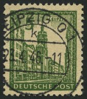 WEST-SACHSEN 158y O, 1946, 5 Pf. Abschiedsserie, Ohne Wz., Gelbliches Papier, Pracht, Gepr. Dr. Jasch, Mi. 80.- - Autres & Non Classés