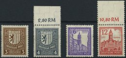 WEST-SACHSEN 150-55X **, 1946, Abschiedsserie, Wz. 1X, Prachtsatz, Mi. 380.- - Autres & Non Classés