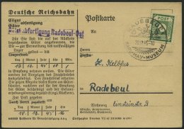 OST-SACHSEN 57a BRIEF, 1945, 5 Pf. Dunkelgrün Auf Ortspostkarte, Pracht - Other & Unclassified