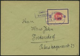 FREDERSDORF Sp 172F BRIEF, 1945, 8 Pf., Rahmengröße 43x31.5 Mm, Große Wertziffern, Mit Abart Wertziffer - Private & Local Mails