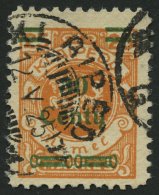 MEMELGEBIET 224PF IX O, 1923, 20 C. Auf 25 M. Lebhaftrötlichorange Mit Aufdruckfehler 3 Von 30 Mit Haken, übli - Memel (Klaïpeda) 1923