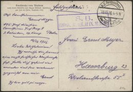 LETTLAND 802 BRIEF, K.D. FELDPOSTEXP. DER 105. INF. DIV. A, 18.12.16, Auf Farbiger Künstlerkarte (Dorfstraße - Latvia