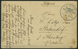 MSP VON 1914 - 1918 69 (S.M.S. BRESLAU), 4.10.16, FP-Ansichtskarte (dto.), Minimal Fleckig, Prachtkarte - Maritime