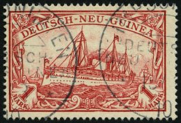 DEUTSCH-NEUGUINEA 16 O, 1901, 1 M. Rot, Stempel SIMPSONHAFEN, Pracht, Mi. (65.-) - Deutsch-Neuguinea
