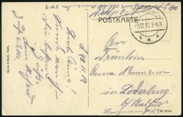 DP TÜRKEI 1917, Feldpoststation DAMASKUS (1 DFP) Auf Feldpost-Ansichtskarte Haifa Deutsche Kolonie, Pracht - Turkey (offices)