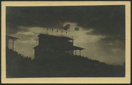 ALTE ANSICHTSKARTEN 1910, Bergsiches Schau- Und Wettfliegen, Fotokarte Von Farmau-Doppeldecker über Fluggeländ - Sonstige & Ohne Zuordnung