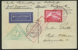 ZEPPELINPOST 113B BRIEF, 1931, Islandfahrt, Bordpost Der Hinfahrt, Prachtkarte - Airmail & Zeppelin