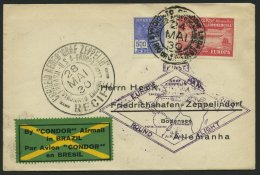 ZEPPELINPOST 59B BRIEF, 1930, Heimfahrt, Brasil-Post, Frankiert Mit 10000 Rs., Prachtbrief - Airmail & Zeppelin