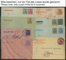 GANZSACHEN 47 Verschiedene, Meist Ungebrauchte Ganzsachen Germania Reichspost, Dabei Rohrpostbriefe Und -karten, Postkar - Autres & Non Classés