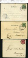 LOTS Ca. 1897-1936, 24 Briefe Und Ganzsachen Dt. Reich Mit Verschiedenen Bahnpoststempeln, Feinst/Pracht - Used Stamps