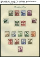 SAMMLUNGEN O,BrfStk , 1933-45, Alte Gestempelte Sammlung Mit Mittleren Werten, Sätzen Und Blocks, Fast Nur Prachter - Used Stamps