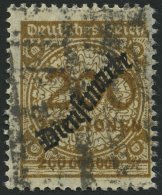 DIENSTMARKEN D 83a O, 1923, 200 Mio. M. Ockerbraun, Feinst (rechts Nachgezähnt), Gepr. Peschl, Mi. 200.- - Service