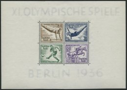 Dt. Reich Bl. 5 **, 1936, Block Olympische Spiele, Pracht, Mi. 120.- - Gebraucht