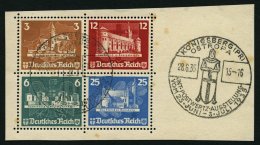 Dt. Reich 576-79 O, 1935, Herzstück Ostropa-Block Mit Sonderstempel, Feinst (etwas Stockig) - Used Stamps