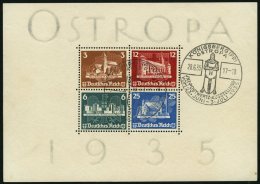 Dt. Reich Bl. 3 O, 1935, Block OSTROPA, Sonderstempel, Pracht, Mi. 1100.- - Gebraucht