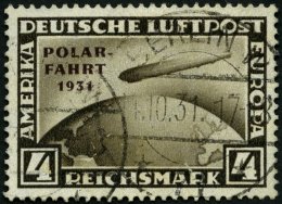 Dt. Reich 458 O, 1931, 4 RM Polarfahrt, Pracht, Mi. 900.- - Used Stamps