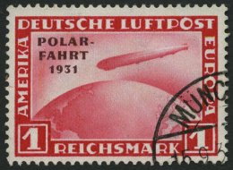 Dt. Reich 456 O, 1931, 1 RM Polarfahrt, Pracht, Mi. 140.- - Used Stamps