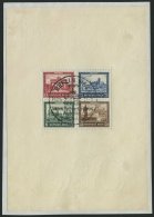 Dt. Reich Bl. 1 BrfStk, 1930, Block IPOSTA Auf Briefstück, Sonderstempel, Perforation Angetrennt, Einriß Im R - Gebraucht