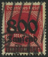 Dt. Reich 303 O, 1923, 800 Tsd. Auf 200 M. Lilarot, Feinst, Gepr. Dr. Oechsner, Mi. 100.- - Gebraucht