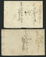 SCHLESWIG-HOLSTEIN NEUENKIRCHEN, Handschriftlich Auf 4 Altbriefen Von 1725/6 - Prephilately