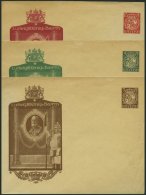 BAYERN PU 31/2,34 BRIEF, Privatpost: 1914, 3, 5 Und 10 Pf. Wappen Ludwig III. König V. Bayern, Ungebraucht, 3 Prach - Autres & Non Classés