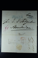 Russia: Complete Letter St Peterburg In Box  To Amsterdam Franco Tout + Franco  1846 - ...-1857 Prephilately