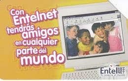 TARJETA DE BOLIVIA DE ENTEL CON UNOS NIÑOS - Bolivië