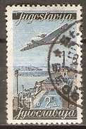 YOUGOSLAVIE     -    Aéro .   1947.   Y&T N° 19 Oblitéré.   Avion. - Luftpost