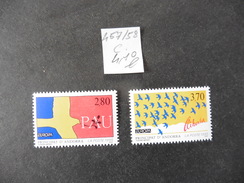 Andorre Français  :2   Timbres  Neufs  N° 457 / 458 - Collezioni