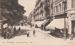 BELFORT  90  TERRITOIRE DE BELFORT -  CPA   AVENUE DE LA GARE - Belfort - Ciudad