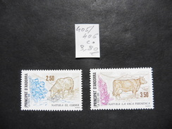 Andorre Français :2  Timbres  Neufs N° 405 / 406 - Collezioni