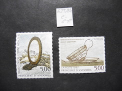 Andorre Français :2  Timbres  Neufs N° 423 / 424 - Collections