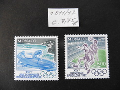 Monaco : 2  Timbres  Neufs  N°  1811 / 1812 Jeux Olympiques Et Olympiades - Lots & Serien