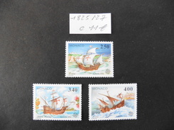 Monaco : 3  Timbres  Neufs  N°  1825 / 27  Europa  ,Voiliers - Collections, Lots & Séries