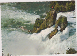 SUISSE,SWITZERLAND,SVIZZERA,SCHWEIZ,HELVETIA,SWISS ,SCHAFFHOUSE,NEUHAUSEN AM RHEINFALL,drapeau,passeur - Neuhausen Am Rheinfall