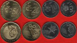 Malaysia Set Of 4 Coins: 5 - 50 Sen 2012 UNC - Maleisië