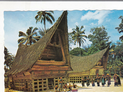 Delcampe - G , Cp , INDONÉSIE , TOMOK , Village Batak , Traditional House Samosir Island Toba Lake - Indonésie