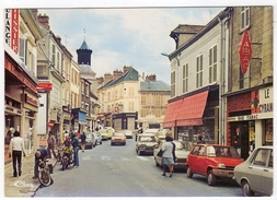 91-ARPAJON-( Essonne) La Grande Rue- Autos , Motos Années 1960- Tabac Cyrano- Animée - Arpajon