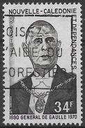 Nouvelle-Calédonie Oblitérér, No: 377, Coté 5,40 Euros, Y & T, USED, ANNIVERSIARE DE LA MORT DU GENERAL DE GAULLE - Used Stamps